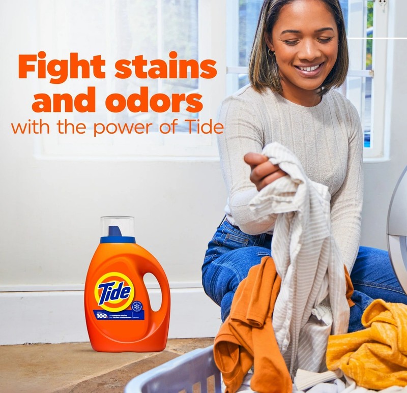 Tide Liquid Laundry Detergent, Original Scent, 84 oz, 64 Loads, HE Compatible gallery