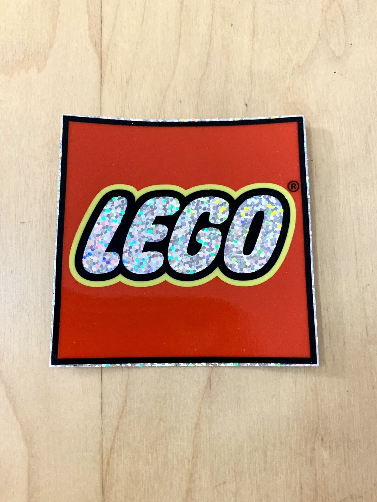 Lego Logo Sticker Glitter Shiny Vinyl Decal Red 3” Inch High Quality Waterproof gallery