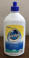 Pledge Clean It Multisurface Floor Cleaner Rainshower – 27oz. – Roughly 95% Full