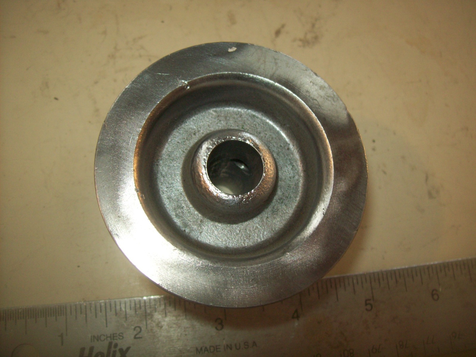 4 Step Aluminum motor pulley @ 14mm Bore From 14" WT Machine Tools Wood Lathe gallery