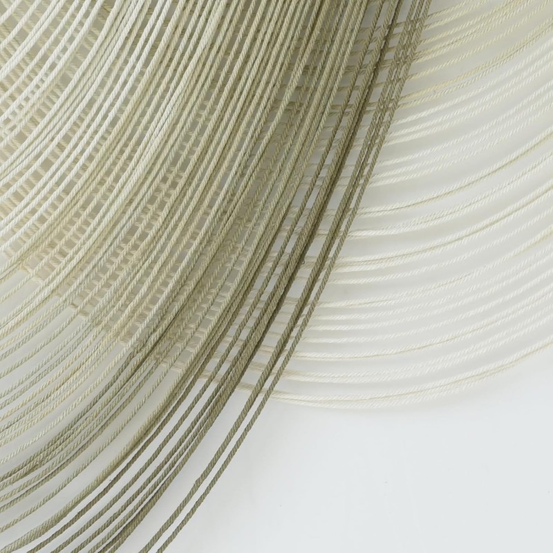 Stunning Handmade Macrame Wall Hanging - Moss Green Dip Dyed Ombre 57" W x 39" L gallery