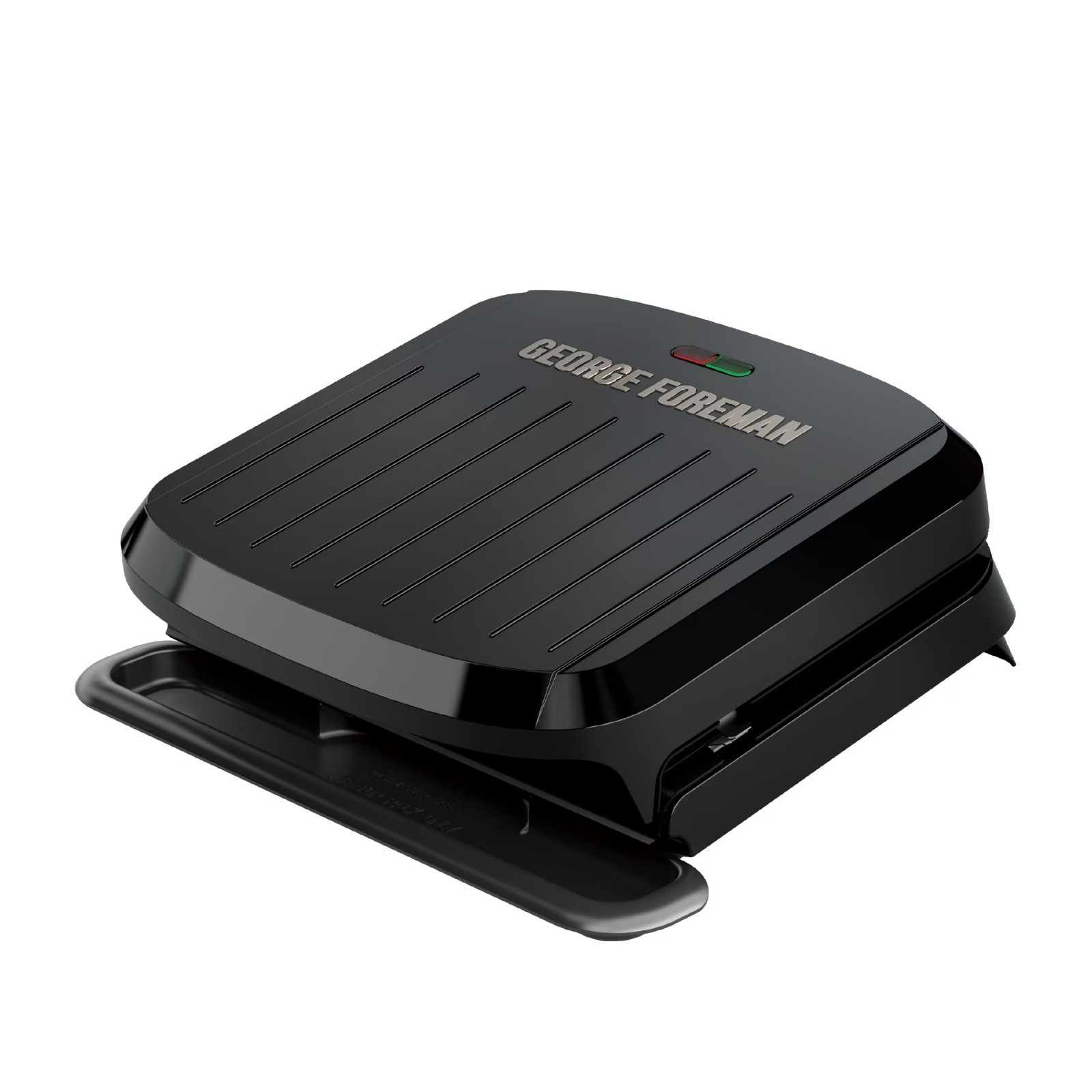 George Foreman 4‑Serving Electric Grill & Panini Press, Easy‑Clean Removable gallery