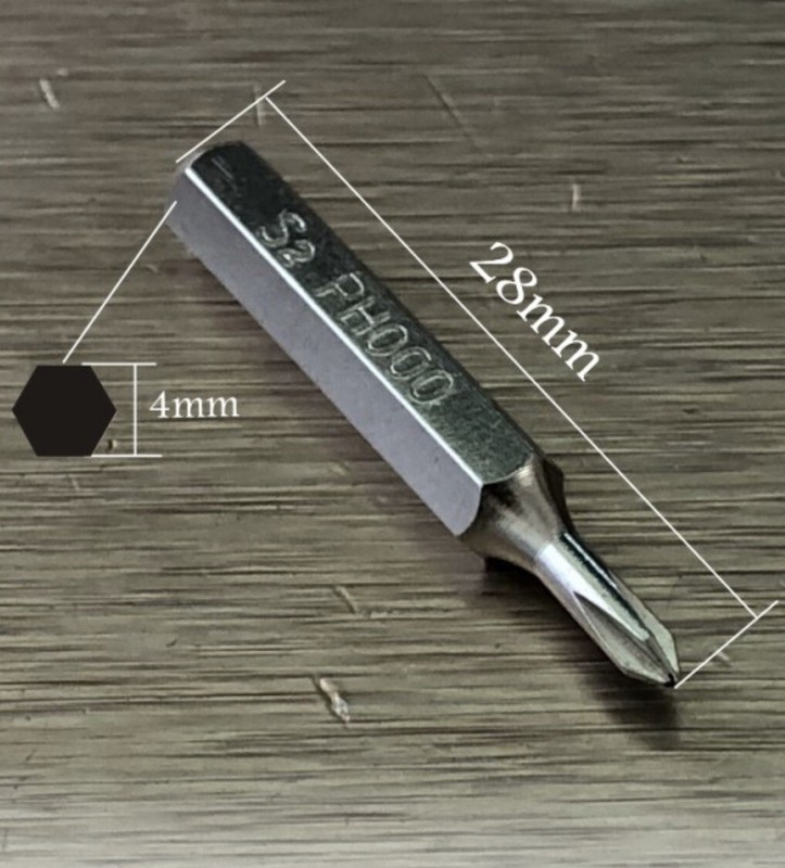 Screwdriver Micro Bits For iPhone XS 11 12 13 14 SE 7 8 6 Repair MacBook Hex 4mm gallery