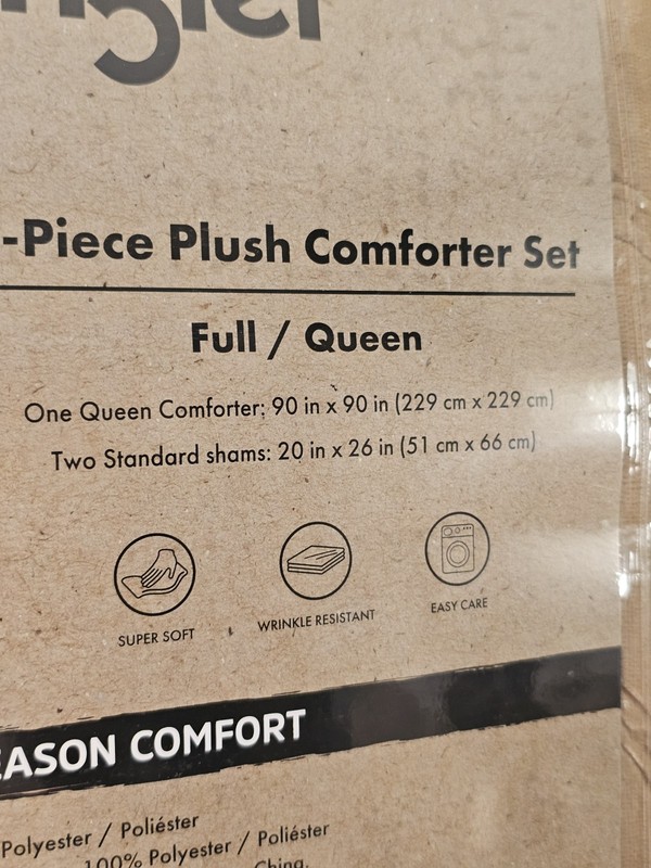 Wrangler Plush Full/Queen Comforter Set 3Pc Beige Horseshoe 90x90 viral gallery