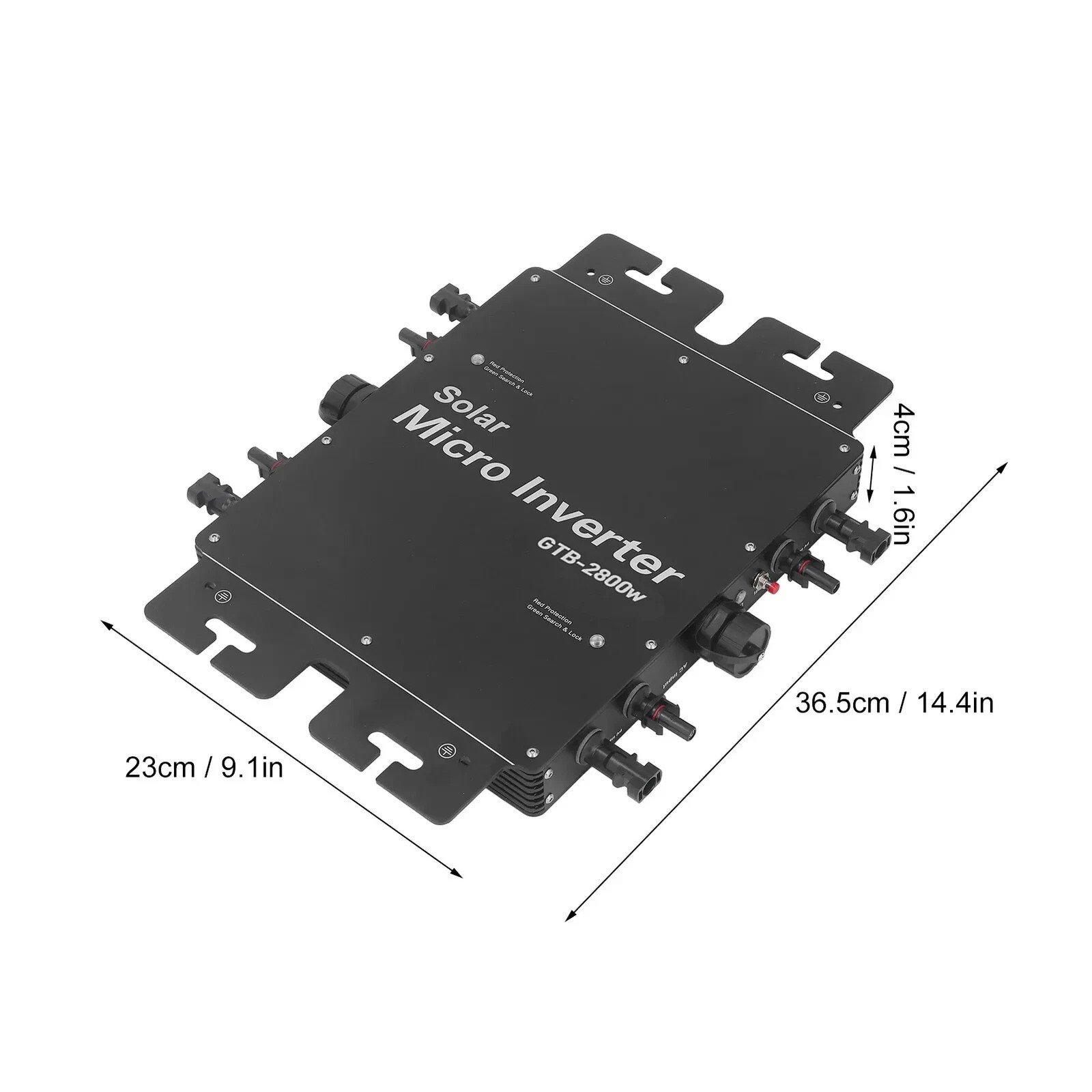 2800W MPPT Solar on Grid Tie Micro Inverter 240V Built-in WiFi APP Mon GTB-2800 gallery