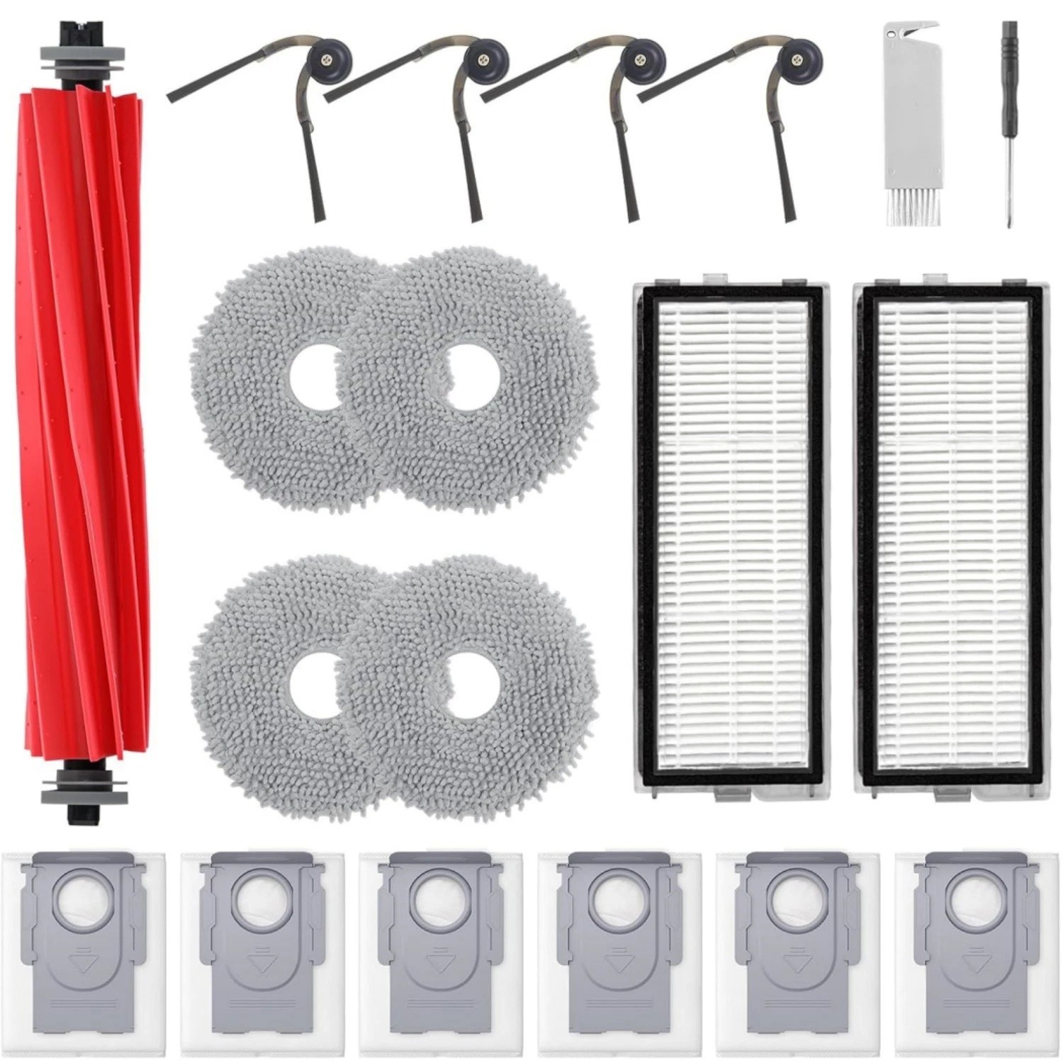 Accessories Replacement Kit for Roborock Qrevo Serie - QV 35A/QV 35S, QR 598 gallery