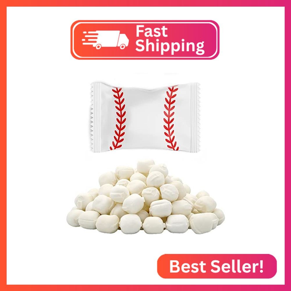 55-Count Baseball Sports Buttermints, Mint Candies, After Dinner Mints, Butter M gallery