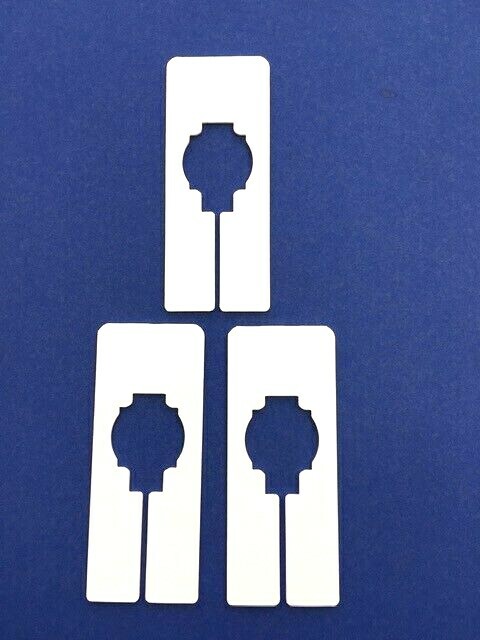 RECTANGLE CLOTHING SIZE DIVIDERS bag of 25 "BLANK" gallery