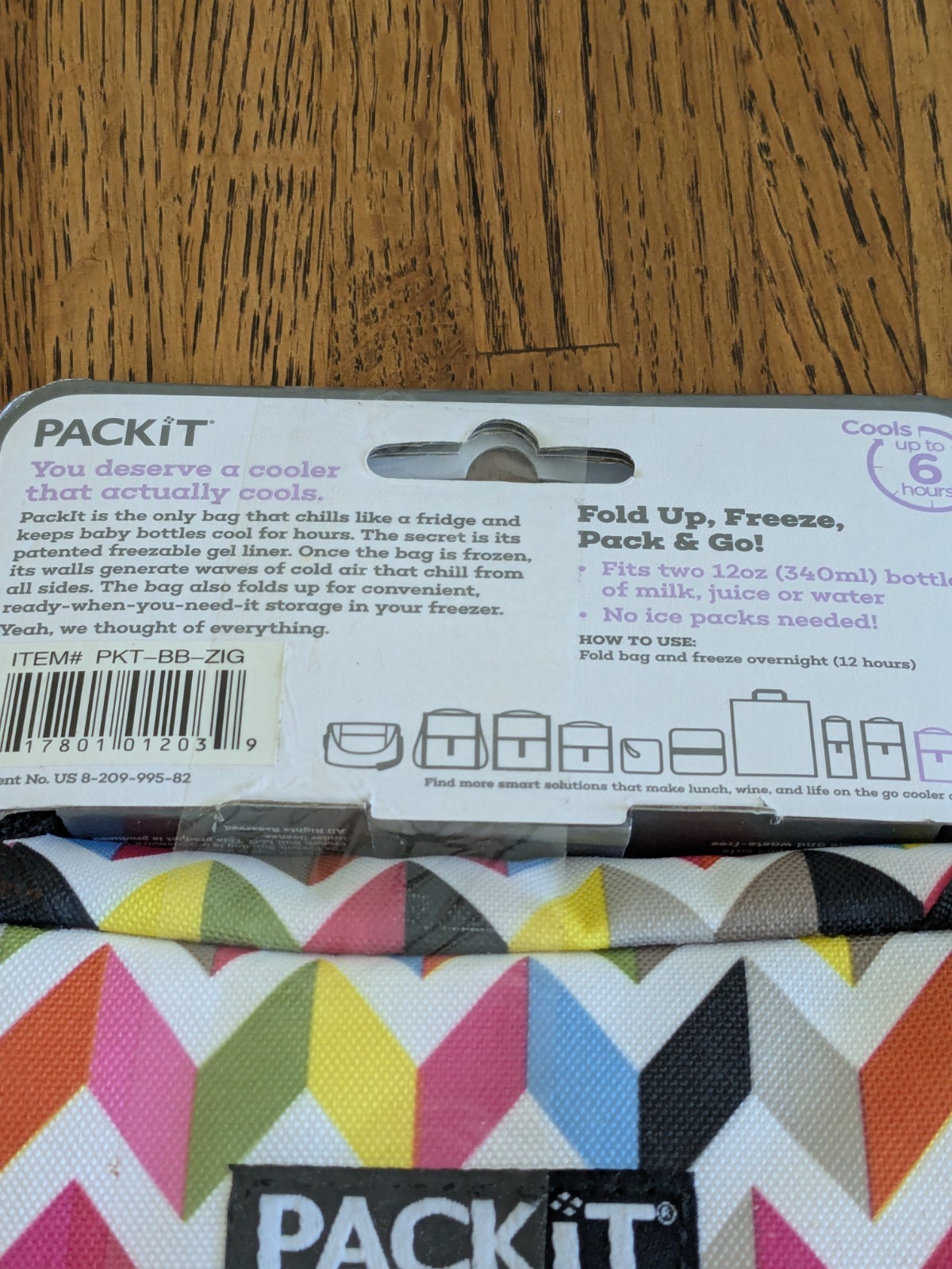 New Packit Freezable Baby Bottle Bag. Cools Up To 6 Hours. Chills Like A Fridge. gallery