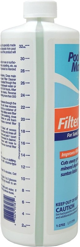 Liquid Pool Filter Cleaner - 1 Quart, Cleans Sand, Cartridge, D.E. Filters gallery