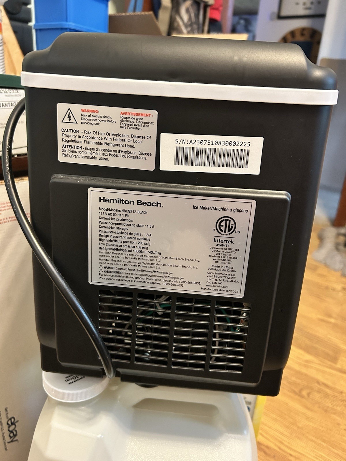 Countertop Portable Ice Maker - Produces 26 lbs. per Day 1.2L Water Tank gallery