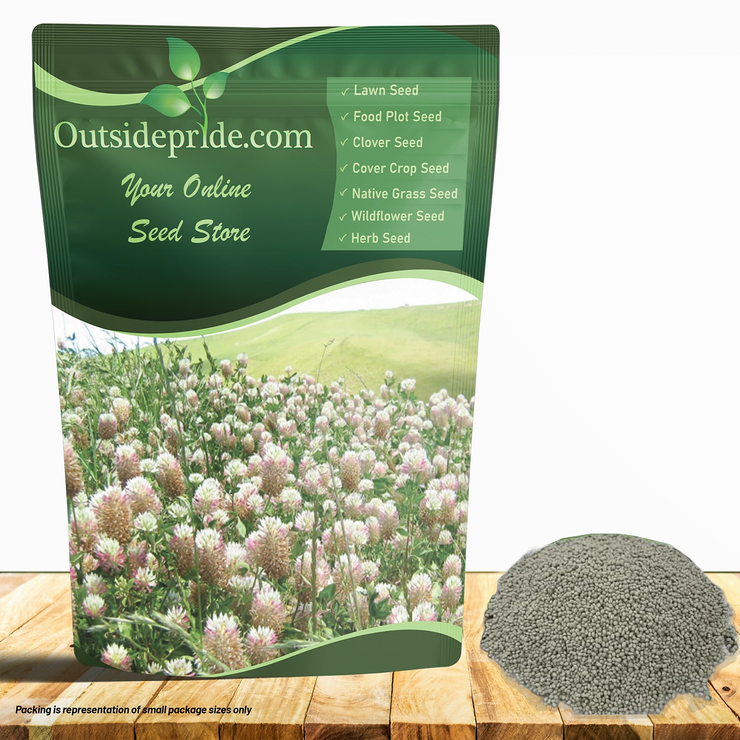 10 LBS - Inoculated Arrowleaf Clover Seeds - Trifolium Vesiculusom gallery