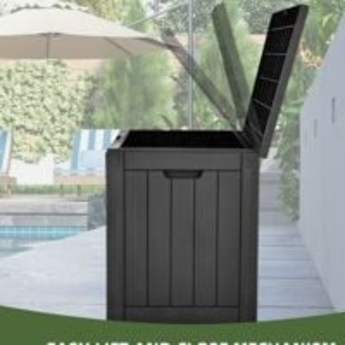 30 Gallon Deck Boxes 2 Pack, Waterproof Outdoor Storage Box for Cushion gallery