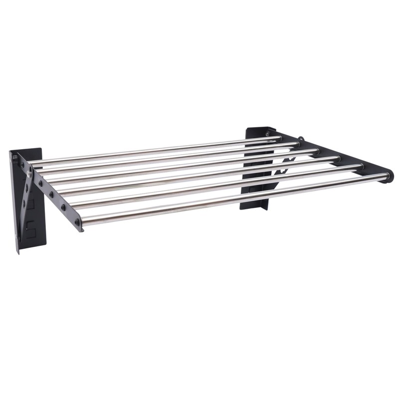 20kg Load Bathroom Shelving Unit Wall-mounted Towel Rack Shower Caddy Shelf gallery