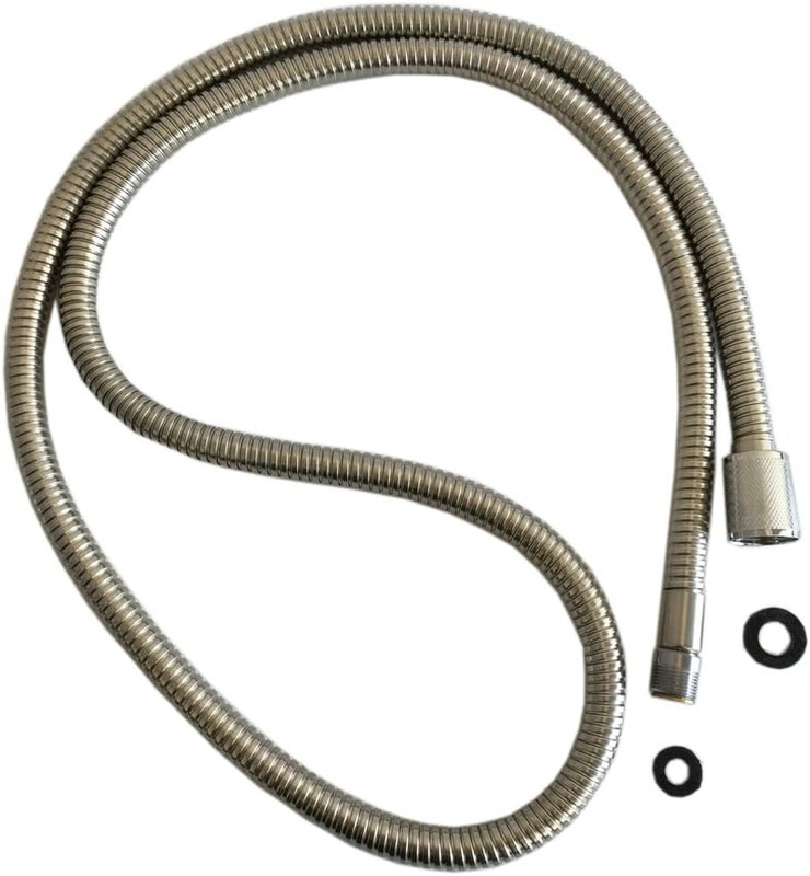 Kitchen Pull down Sink Faucet Spray Head Hose Replacement Part - Stainless Steel gallery