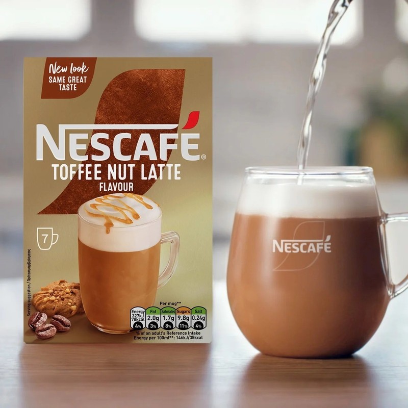 Nescafe Toffee Nut Latte (7ct x 2 boxes) exp 08/2026 gallery