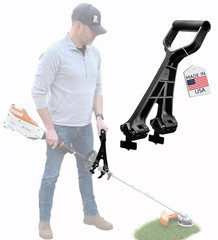 Universal Handle Attachment for Trimmer, Shovel & Garden Tools, Back Saver