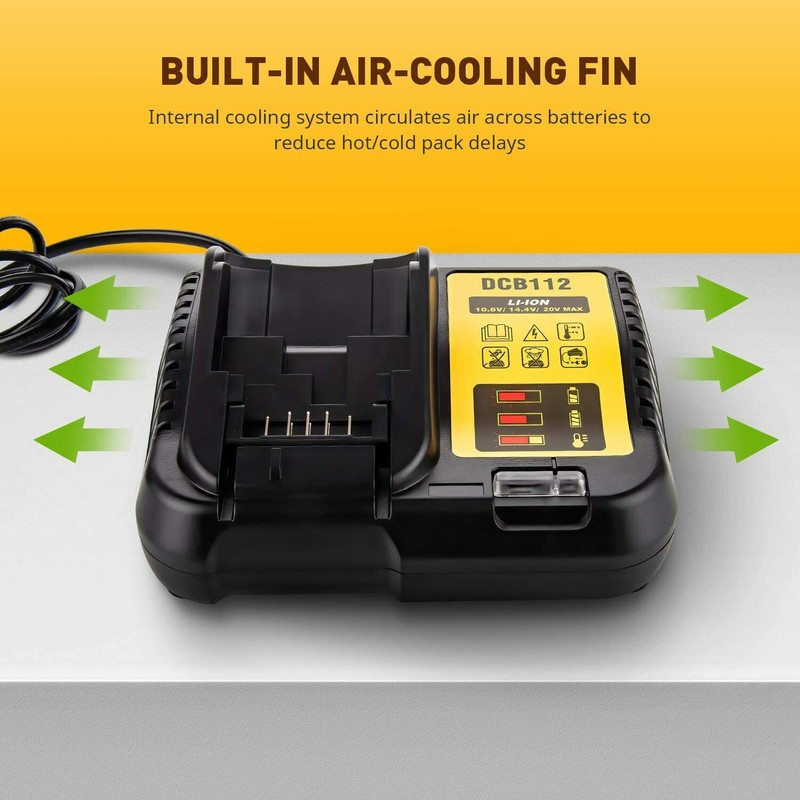 Replace DEWALT DCB1104 20V Volt MAX Li-Ion Fast Battery Charger DCB115 DCB112 gallery
