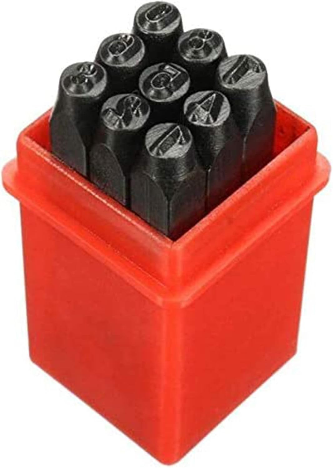 9 Pcs 5Mm Number Metal Punch Set Stamped Digital Alphabet Mark Number 0-9 for D gallery