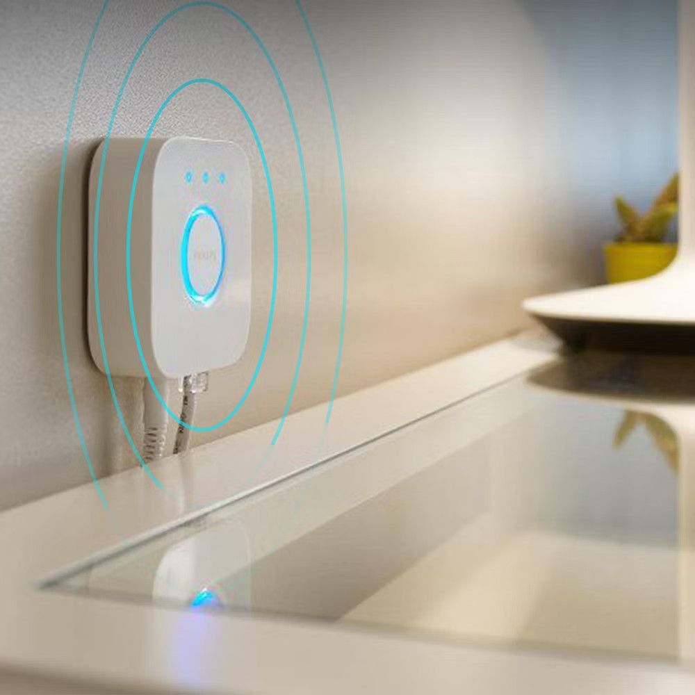 Philips Gen 2 Hue Bridge: Plastic, No Switch, Requires Hardwiring, Light Switch gallery