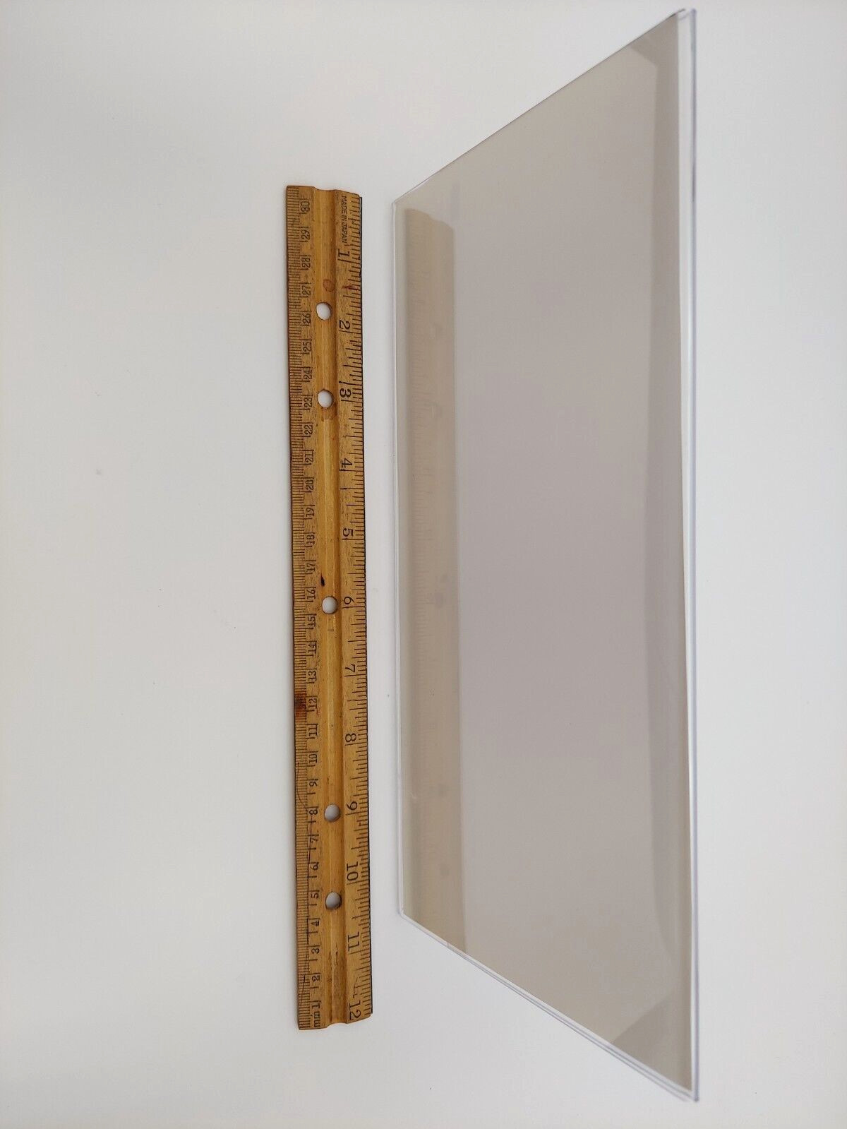 Clear Acrylic Photo Display: Rectangle Stand 10-1/2" x 5-5/16" Lot of 3 gallery