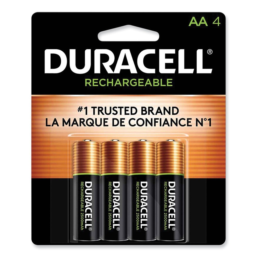 Duracell NLAA4BCD Rechargeable StayCharged NiMH AA Batteries (4/Pack) New gallery