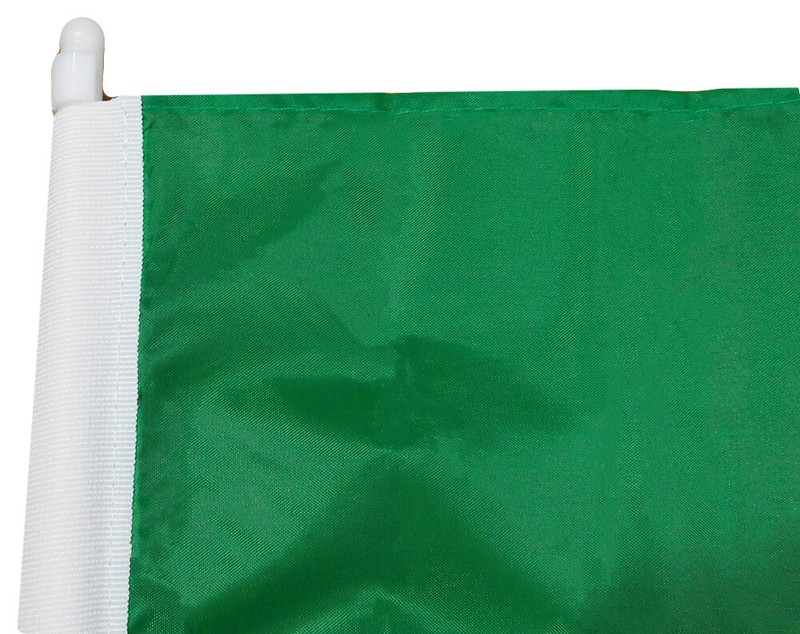 Green Solid Color Plain 12"x18" Rough Tex 68D Nylon Car Vehicle Flag gallery