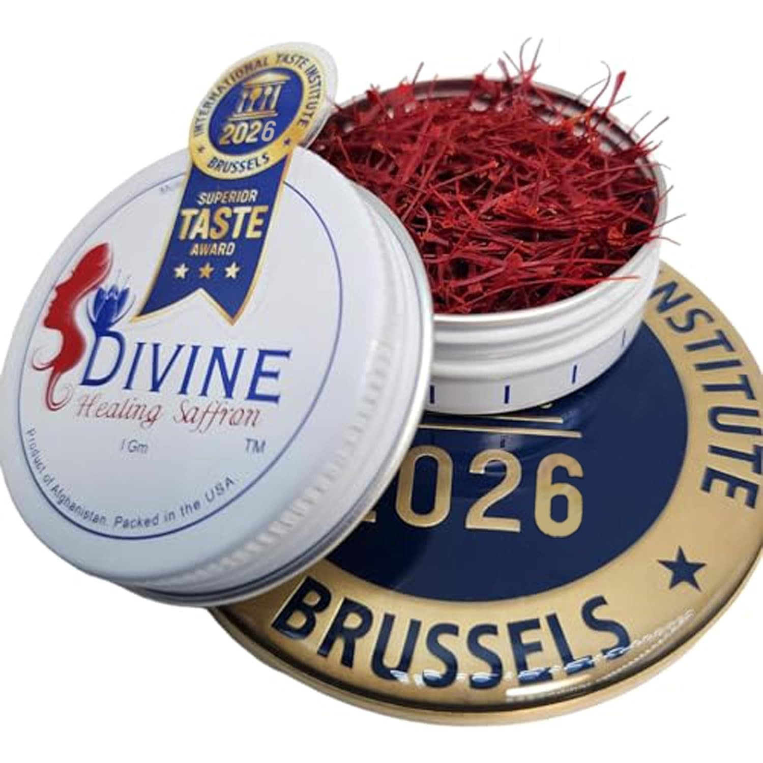 Golden Saffron Threads - Lab Tested, Pure & Fresh from Afghanistan, 1g gallery