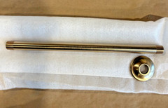 Brizo 14″ Ceiling-Mount Brass Shower Arm & Flange in GOLD, New!