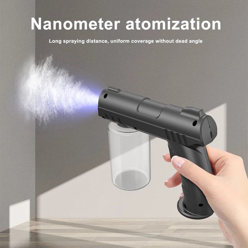 280ML Nano Blue Light Sprayer, Wireless Aftershave Steam USB Disinfection Gun gallery