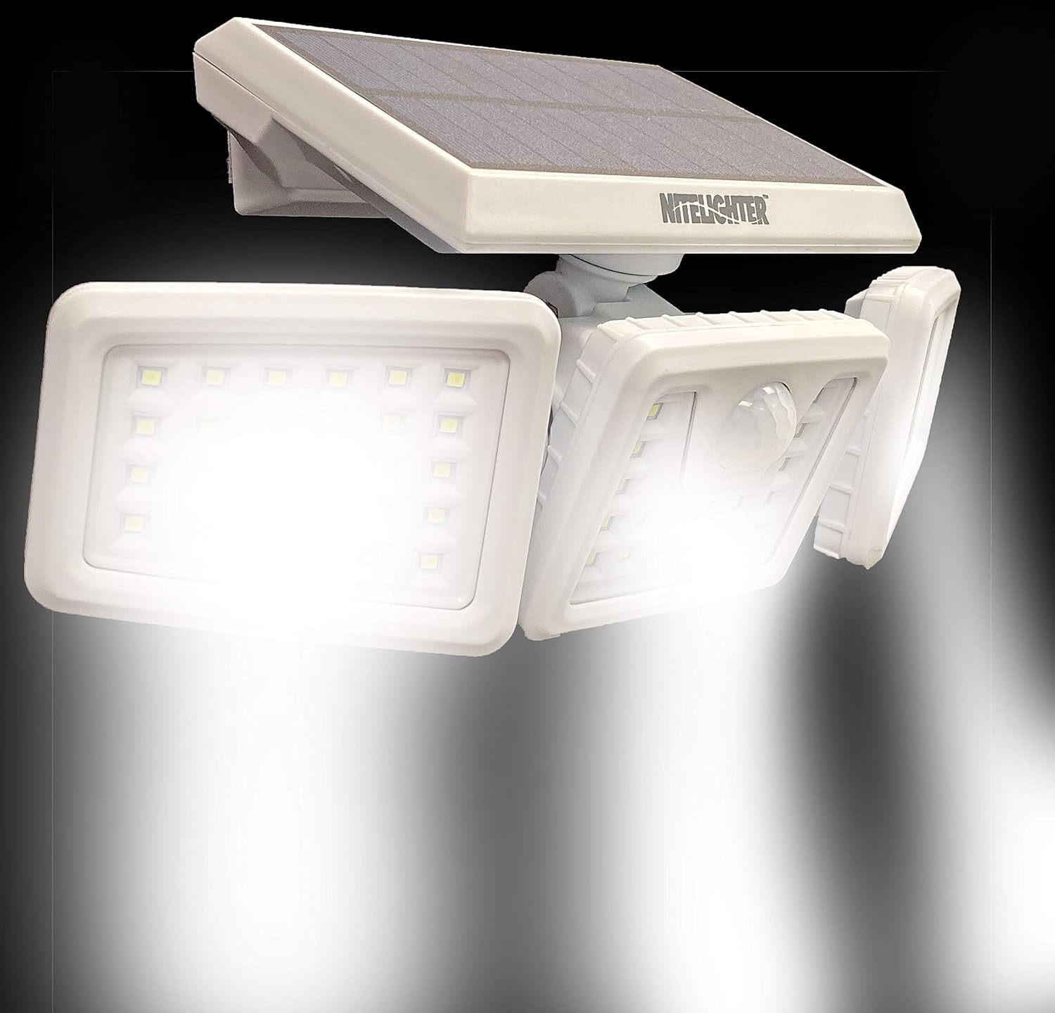 LED Spotlight – Motion Activated Solar Flood Light with 3 Rotating/Pivoting L... gallery