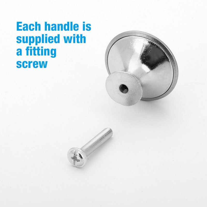 10PCS Cabinet Knobs Brushed Nickel Drawer Pulls Door Handles Kitchen Hardware gallery