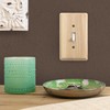 Amerelle Contemporary Unfinished Beige 2 gang Ash Wood Duplex/Toggle Wall Plate gallery