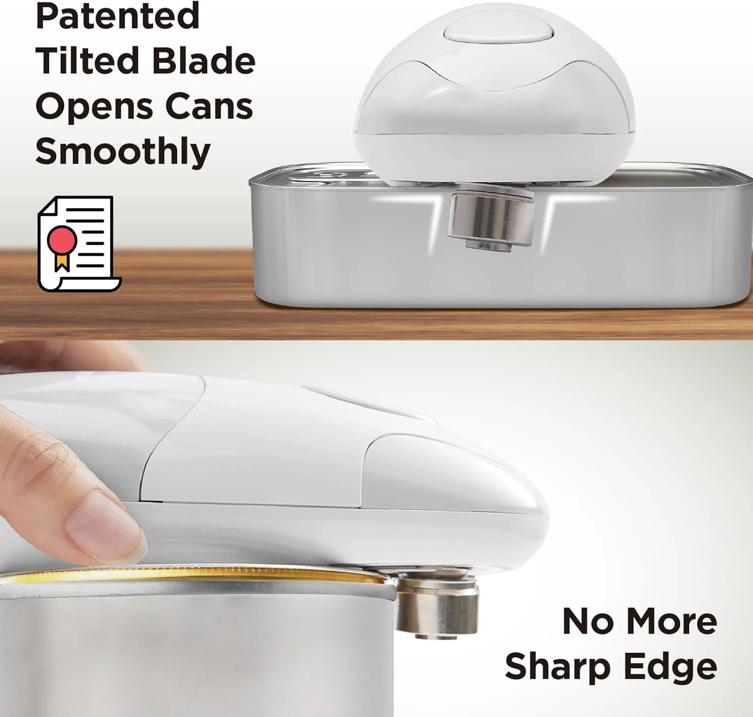 Kitchen Mama Auto Electric Can Opener: Open Your Cans with A Simple Press of But gallery