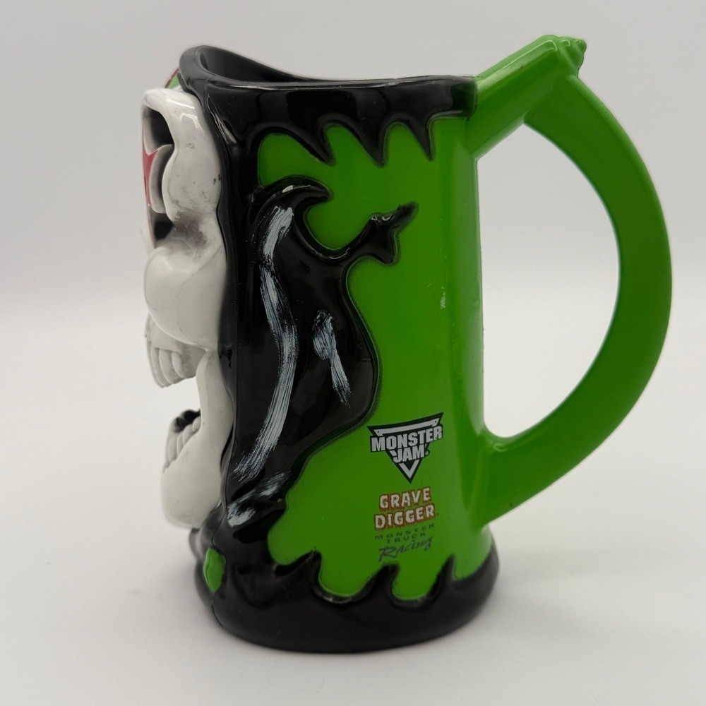 Monster Jam Grave Digger Racing Monster Truck Skull Ceramic Coffee Mug gallery