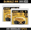 2pack Genuine Dewalt DCB206 20V Max XR 6.0Ah Lithium Ion Batteries Li-ion DCB206 gallery