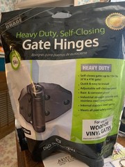 2 Tru-Close Heavy Duty Gate Hinge Self Closing Polymer & SS 4-1/2″ x 6-3/4″