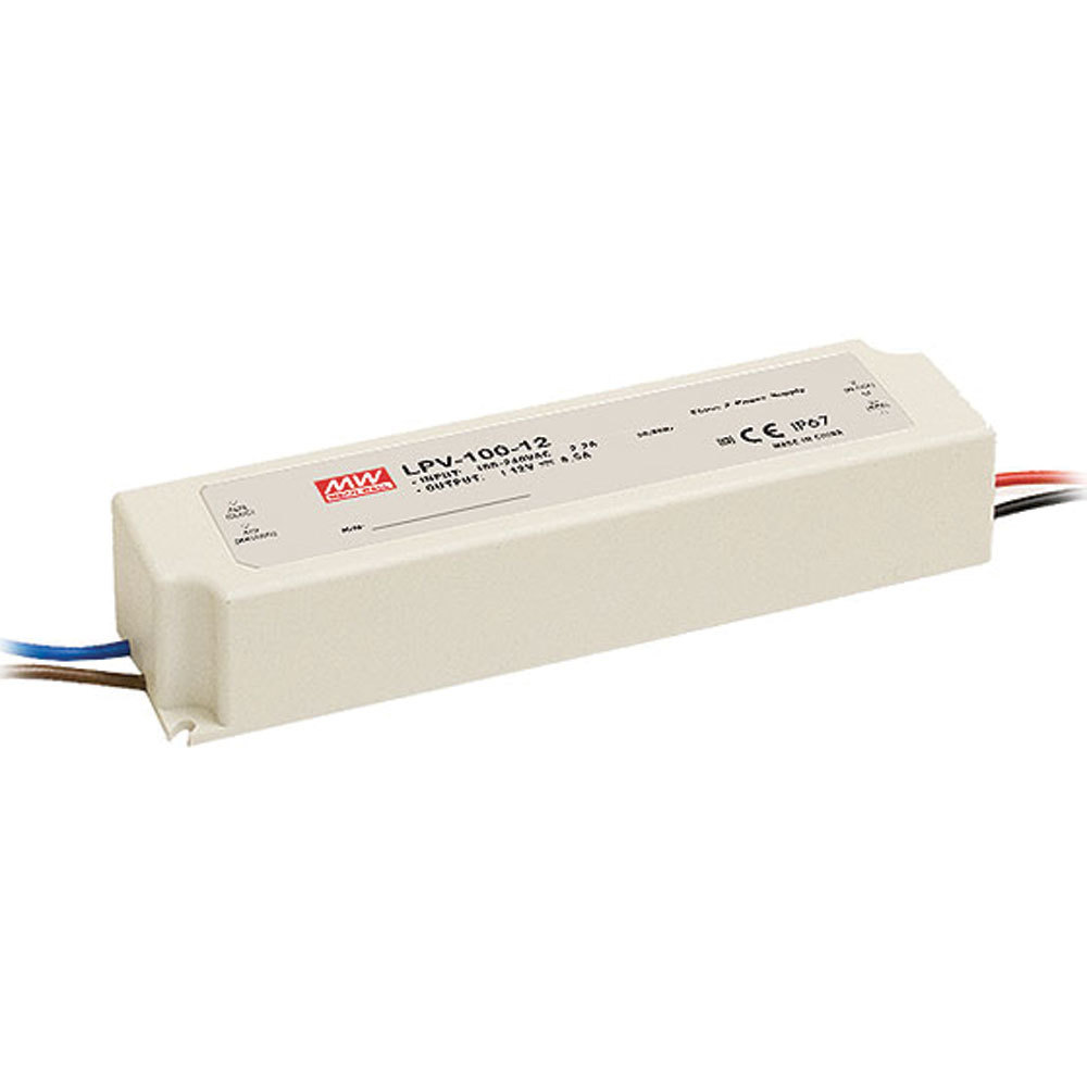 Mean Well LPV-100-12 Enclosed Switching LED Power Supply 12 Volts 8.5 Amps 102 W gallery