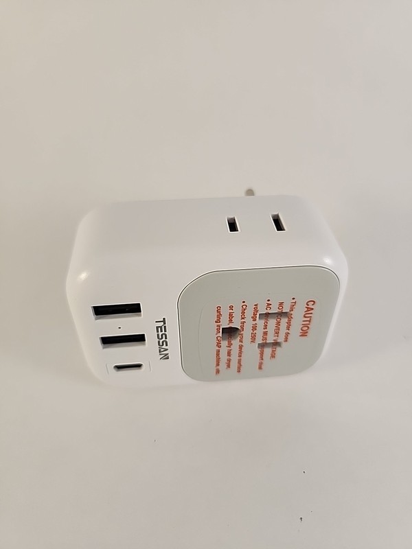 4 Outlet 3USB Power Plug Adapter for US Travel to Spain Italy Greece Europe gallery
