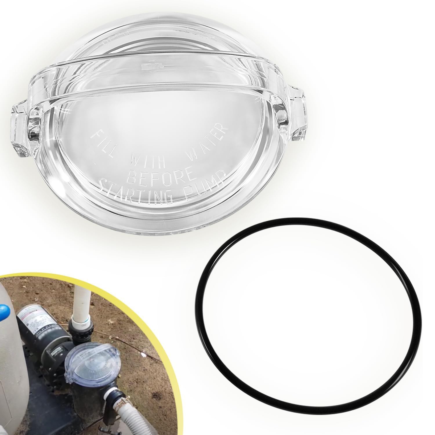 SPX1500D2A Strainer Cover/Lid with O-Ring Fits for Hayward Power-Flo Pump Models gallery