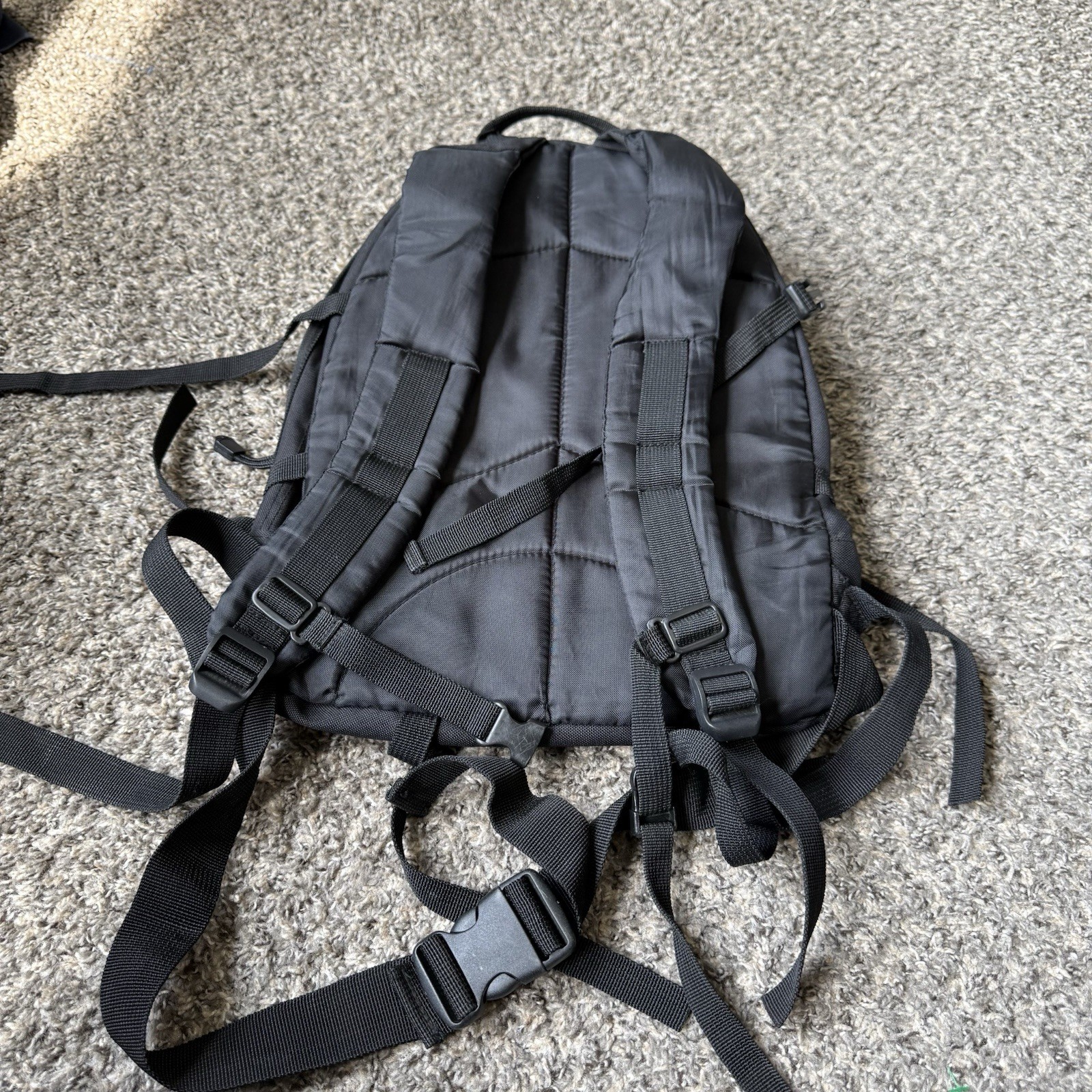The North Face Backpack Hiking Camping Backpacking Reflective Black 3