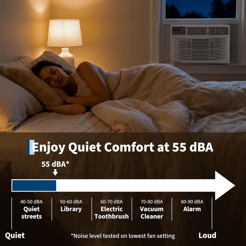 12000 BTU Window Air Conditioner, Cools Up to 550 Sq.ft., 24H Timer, Sleep Mode, gallery