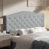 Upholstered Headboard Queen Size with 4" Thickened High-Density Sponge, Moder... gallery