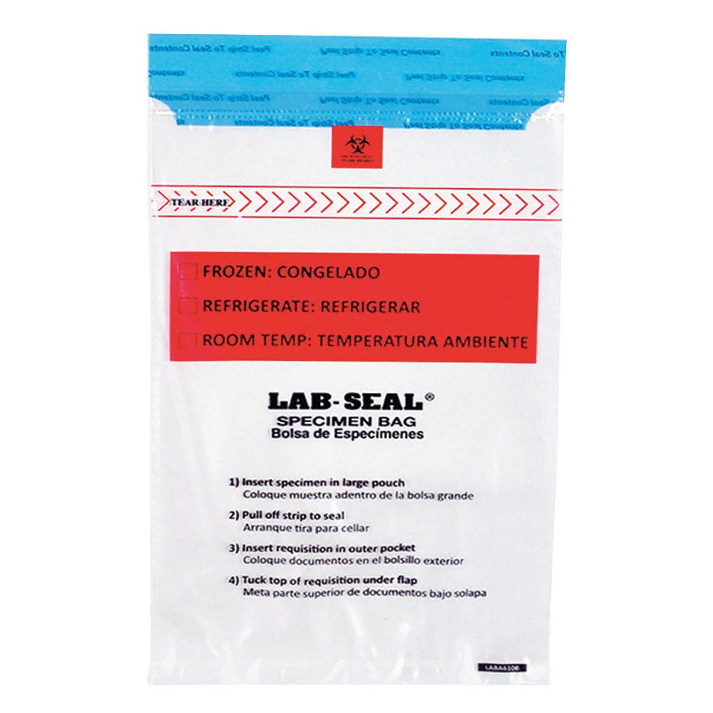 LK PACKAGING LABA1517B Transfer Bag,17 in L,15 in W,CLR,PK500 53AX99 gallery