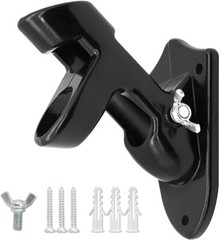 Two-Position Flag Pole Holder Mounting Bracket with Hardwares 1″ Diameter