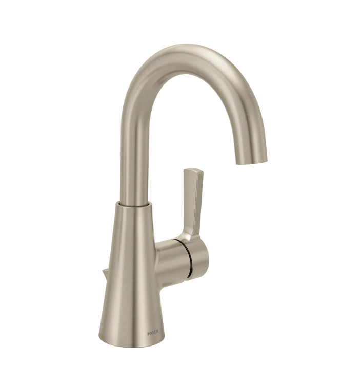 Moen 64430BN Jase One-handle Single Hole Bathroom Sink Faucet Brushed Nickel gallery