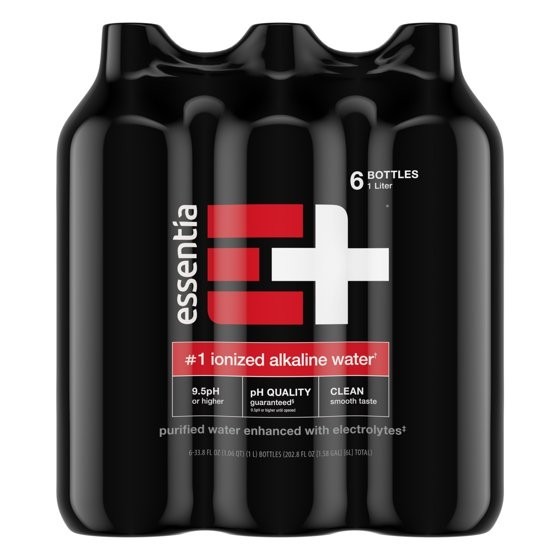 Essentia Bottled Water, Ionized Alkaline Water, 1 Liter Each, 6 Total Bottles gallery