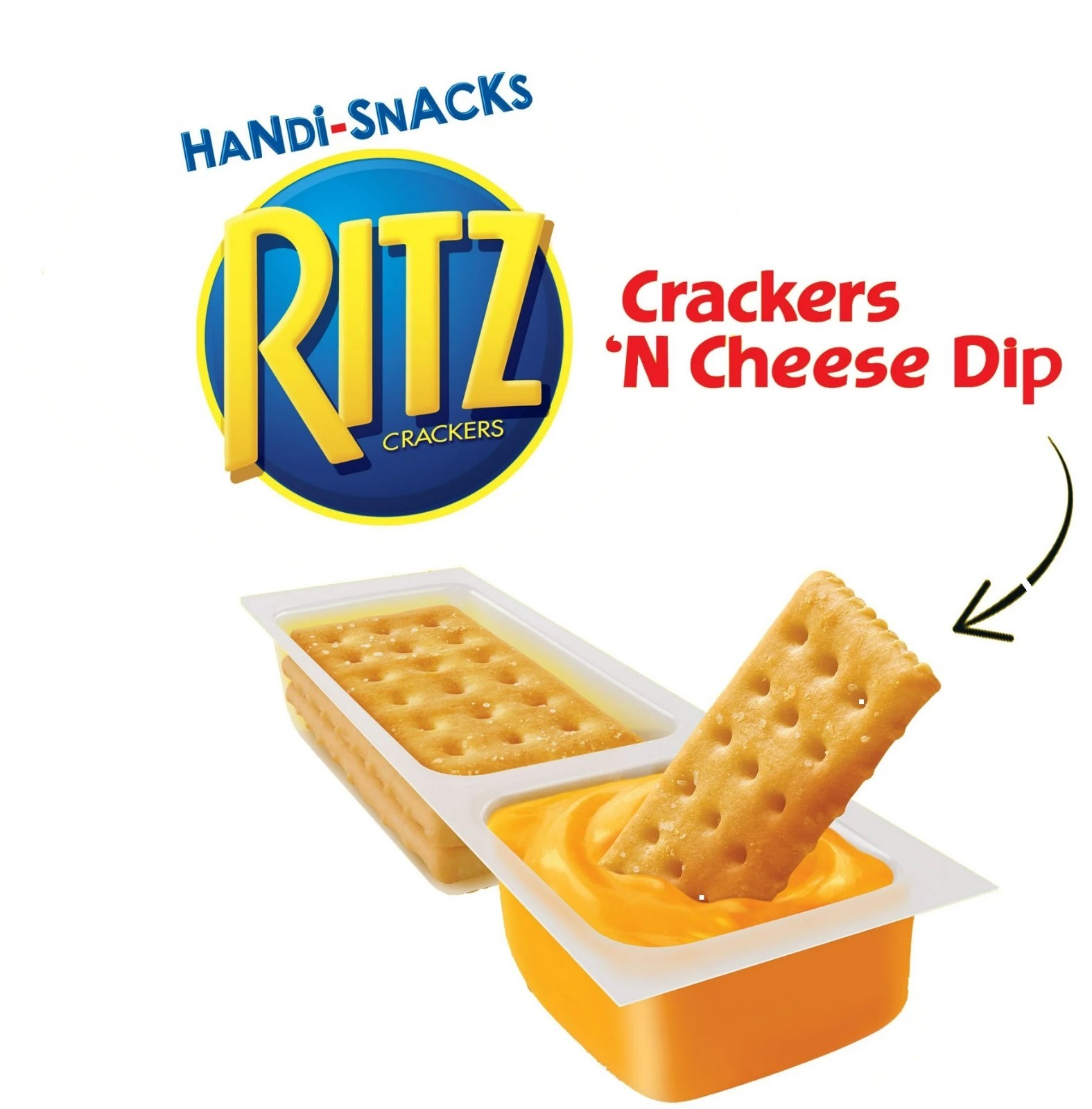 Handi-Snacks RITZ Crackers with Cheese Dip, 10 Individual Snack Packs gallery