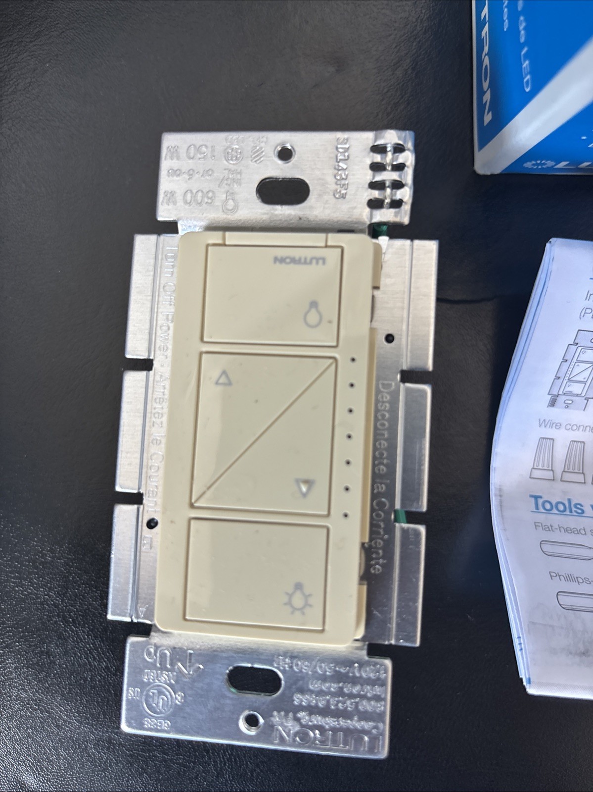 Lutron Caseta Wireless In-Wall Light Dimmer PD-6WCL-IV Ivory 150W LED gallery