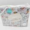 Haven Lifestyle Studio Queen Sheet Set 6pc Coastal Lobster Sardine Blue Stripe gallery